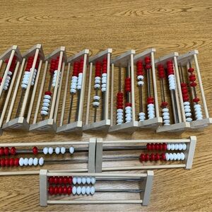 Set of 12 Hand2Mind Student Rekenreks in excellent used condition